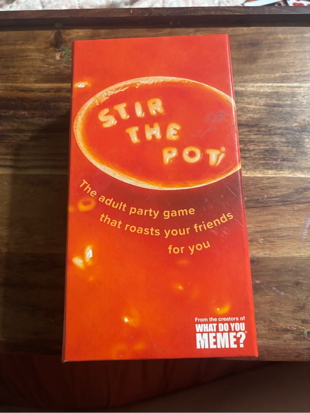 What Do You Meme? Stir The Pot Adult Party Game - Red